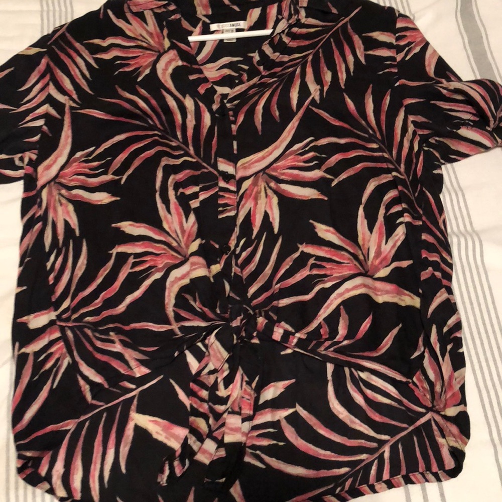 Amuse society women’s button shirt